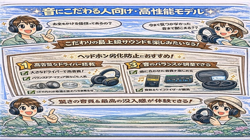 音にこだわる人向け・高性能モデル