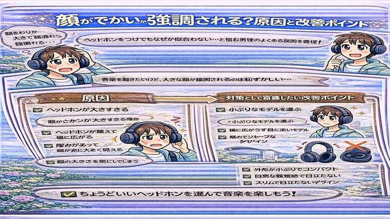 顔がでかいが強調される