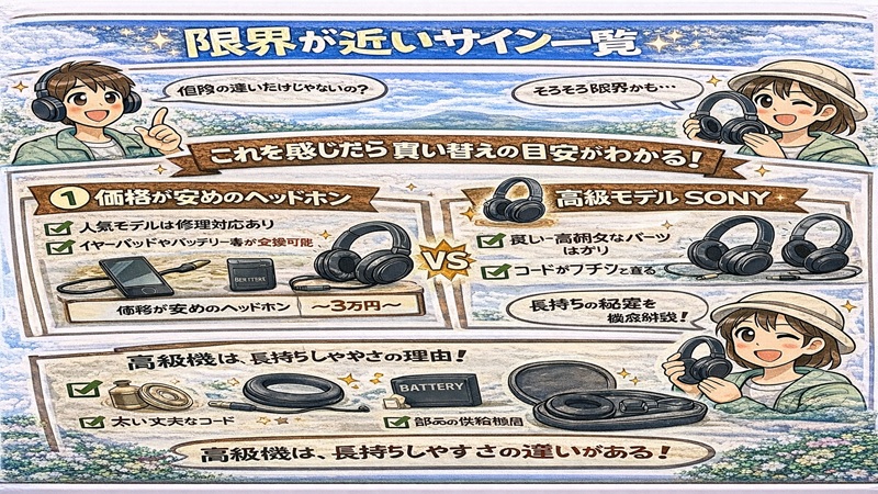 高級モデルほど長持ち？