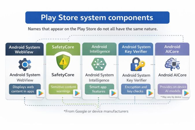 Playストアに出てくる名前＝全部同じ性質ではない