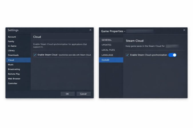 全体設定（Steamクライアント側）