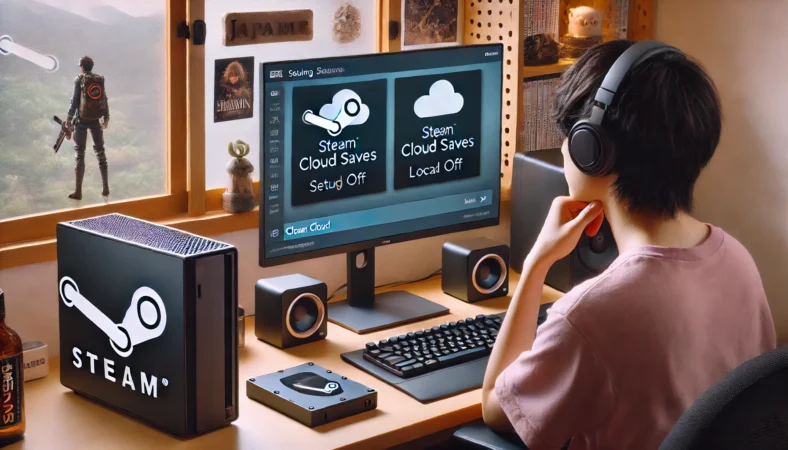 Steamクラウドを使わず、ポータブルSSDや外付けHDDでローカルバックアップを選ぶ日本人ゲーマーの自宅環境。