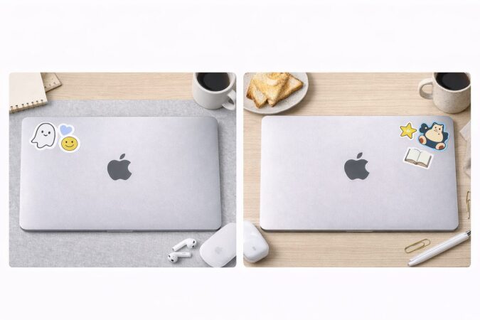 天板のコーナー集約配置例（視線が散らからない）