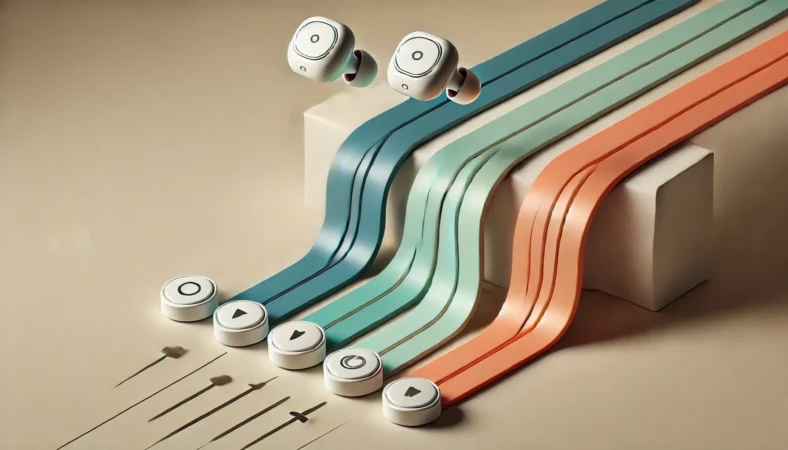 AirPodsの音作りを3つのルートで整理する概念図