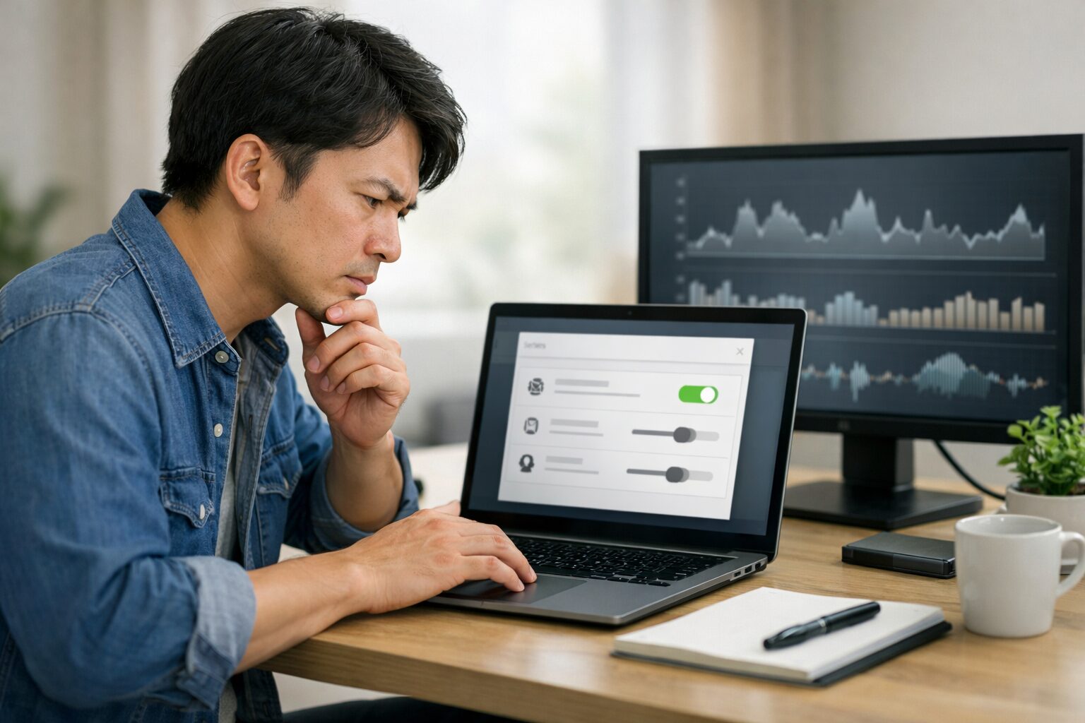 Chromeのハードウェアアクセラレーション不具合を切り分けるため、設定画面のトグルを確認する日本人ユーザーの様子