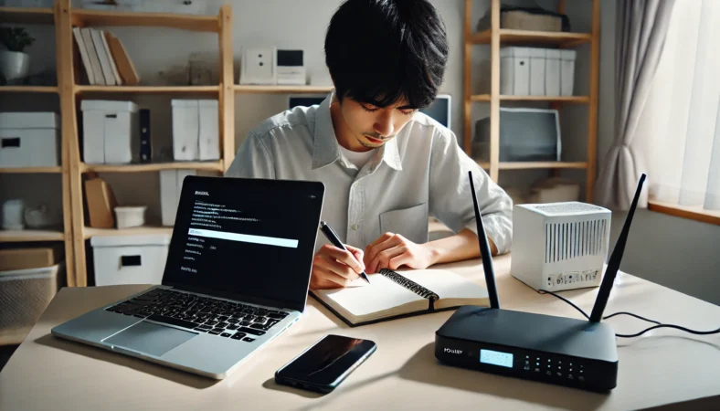 iPhoneでVPNや中継機能・制限設定を切り分けてGoogle検索の不調を確認する場面