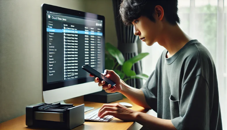 Samsung Cloudデータ削除のお知らせを確認