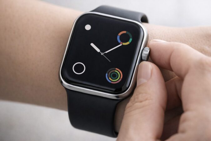 2〜4個の情報を整えて配置するコンプリケーションの鉄板レイアウトイメージ