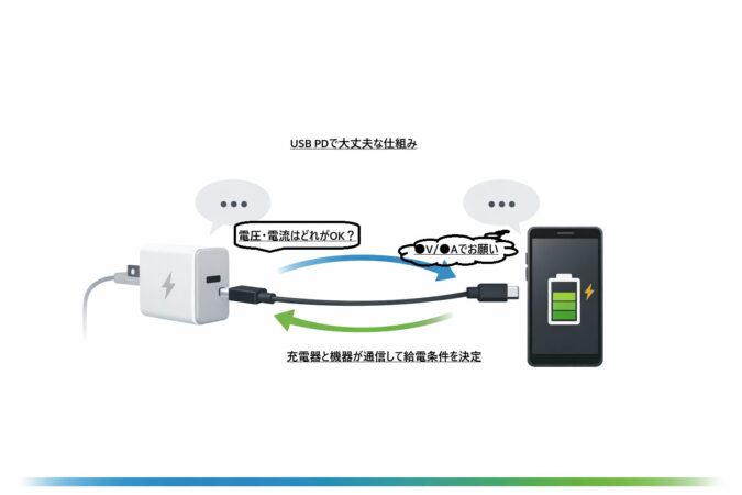 USB PDで大丈夫な仕組み