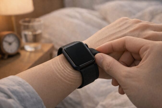 ナイロンループを微調整して密着を高め、振動に気づきやすくするコツのイメージ