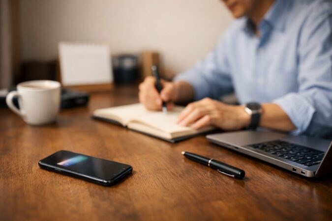 有線LANとUSBヘッドセットで通知の遅延や聞き逃しを減らす在宅ワーク環境のデスク構成