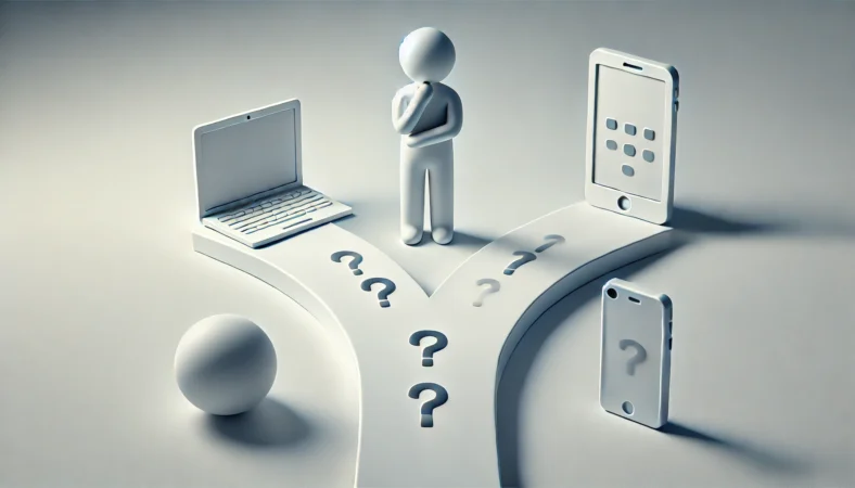 ブラウザの安全性を比較しながら、アップデートや運用の重要性を考える日本人の利用者のイメージ