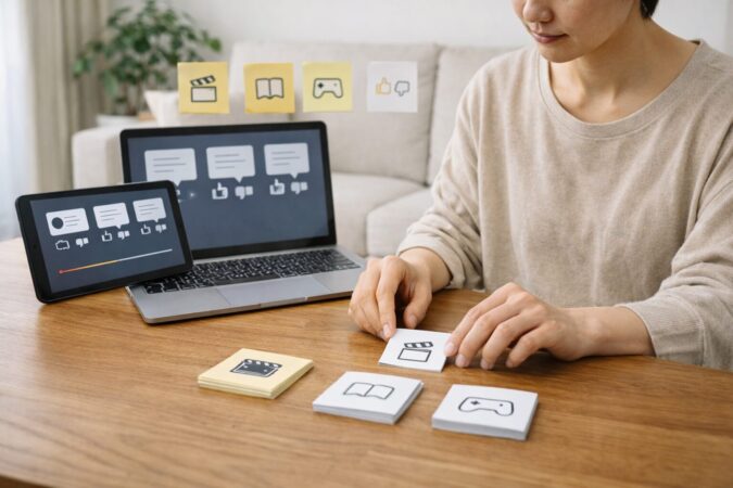 口コミを用途別に分類して自分に関係ある評価だけを見極める判断イメージ