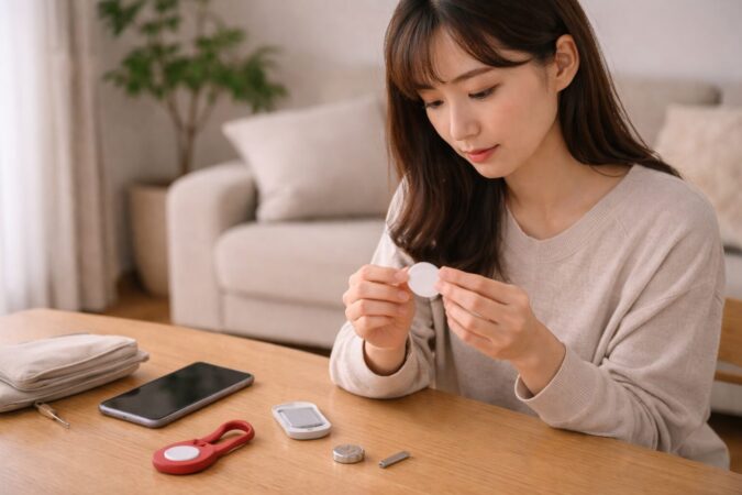 紛失防止タグが勝手に鳴る原因を確認するイメージ