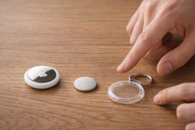 AirTagが更新されないときに交換電池やケースを選ぶ商品比較イメージ