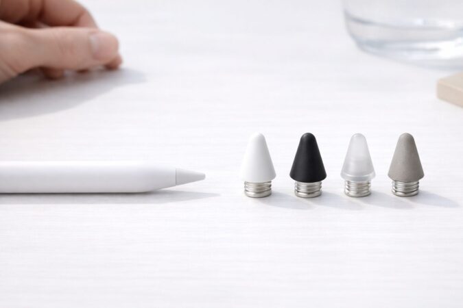 Apple Pencilのおすすめペン先を比較できるイメージ画像