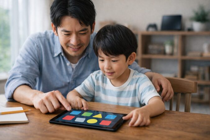 学習や動画など日常用途で使われるタブレットのイメージ（LUCAの価格帯と用途の立ち位置）
