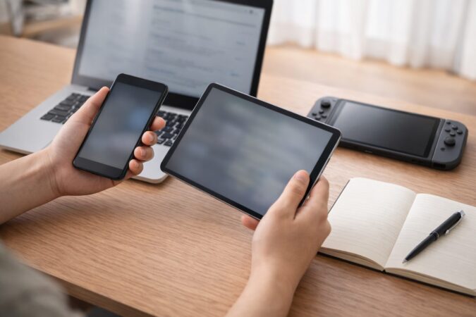 公式情報を確認しながら未発表モデルの噂と確定情報を整理する作業風景