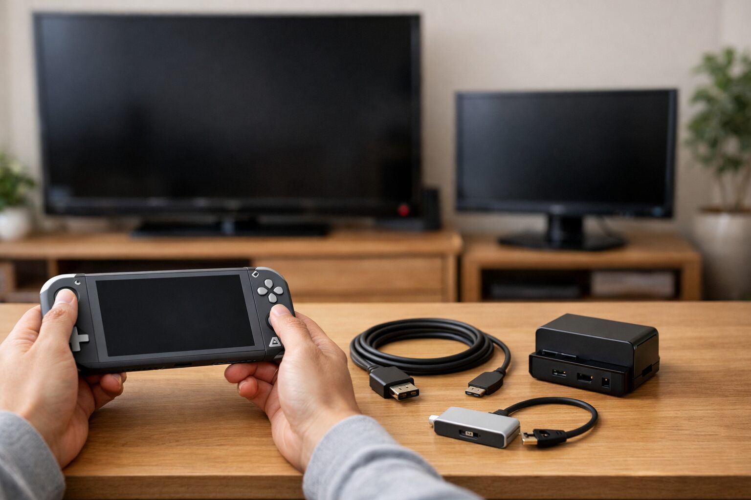 Switchライトをテレビとモニター直結ができない理由と対策