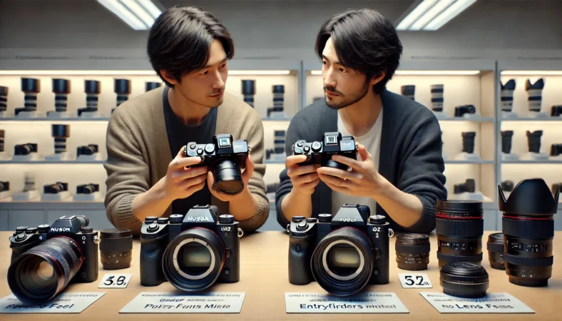 Z5IIとZ6IIの新しさと上位機らしさを比較するフルサイズミラーレスの検討イメージ