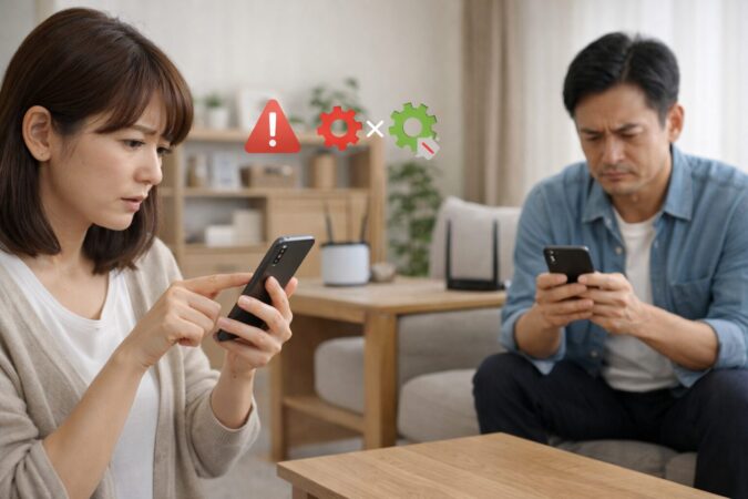 iCloudファミリー共有できない原因を確認する日本人ユーザー