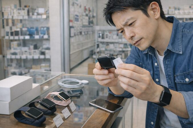 じゃんぱらで中古Apple Watchを買う際にロック解除や状態説明を確認する