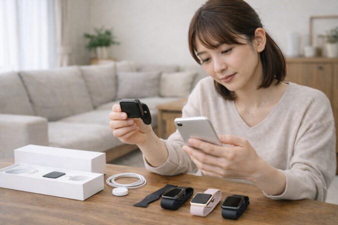 中古Apple Watch購入前に確認項目を整理して失敗を避けるイメージ