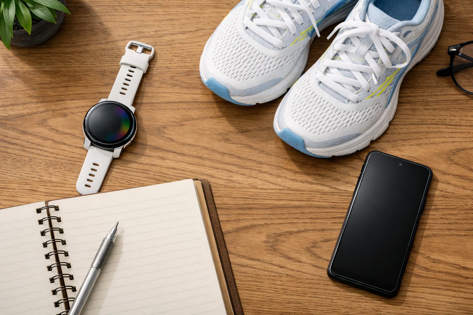 ガーミン165の選び方をイメージできるランニングウォッチとシューズの比較シーン