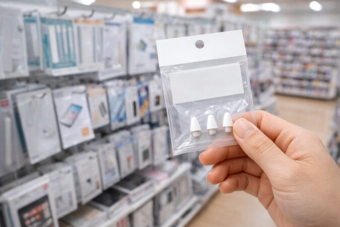 手頃な価格のApple Pencil交換用ペン先を探す買い物イメージ