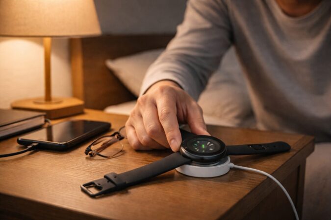 Pixel Watch3の充電シーンでデメリットを表現したイメージ