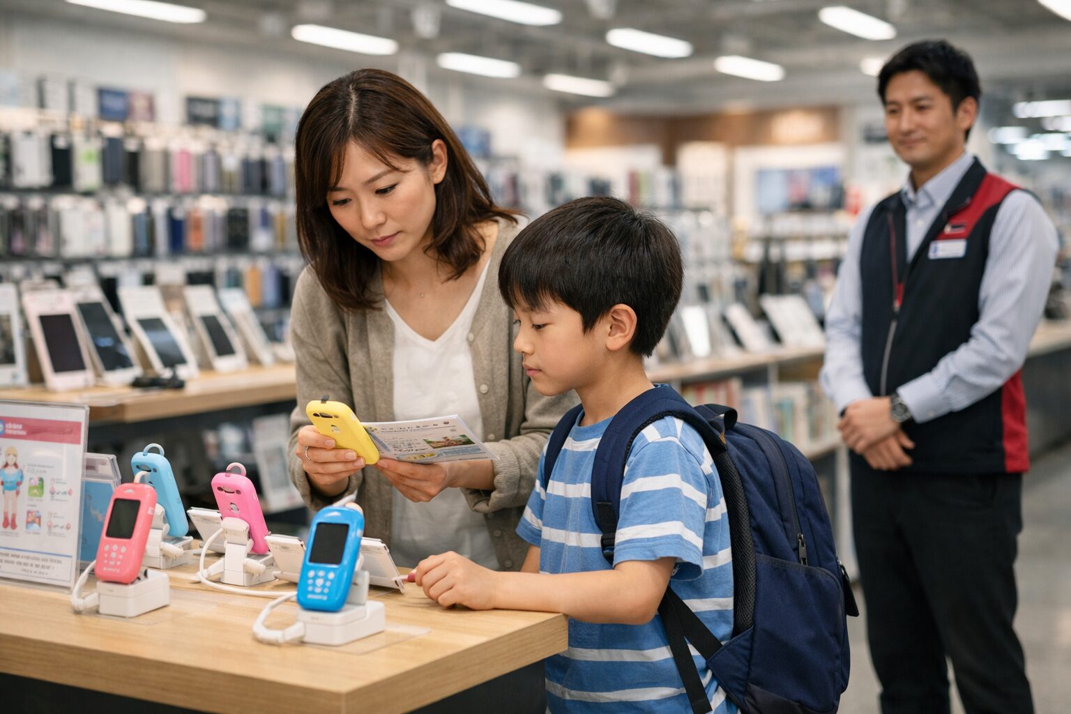 ドコモのキッズケータイ（1円）はいつ出る？店舗条件と総額を解説
