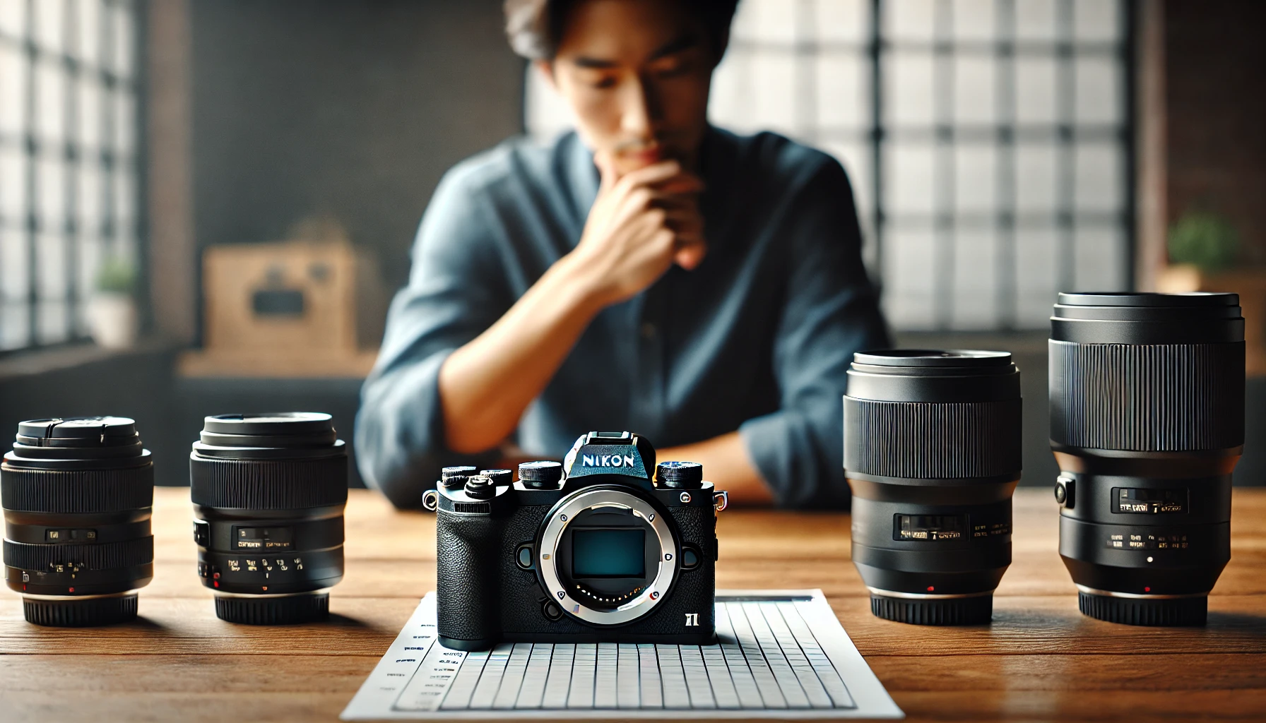 ニコン Z6IIの使い方と期待値のズレを考えるためのフルサイズミラーレスとレンズのレビュー風イメージ