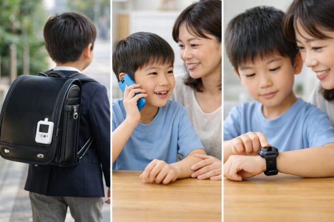 子どもの使い方別に見守り端末を選ぶイメージ写真