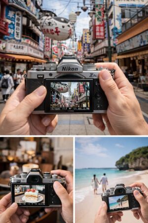 Nikon Z fcで撮影した街歩きやカフェ、旅行スナップの雰囲気を、日本人撮影者目線で確認する作例イメージ