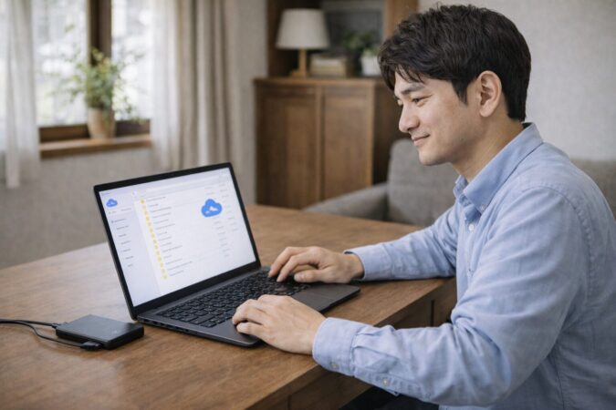 OneDriveを完全削除せず同期解除だけで様子を見る日本人会社員