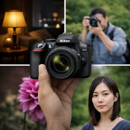 画質低下の原因を暗さ、ブレ、ピントずれ、ボケ不足に切り分けて考える撮影シーンのイメージ