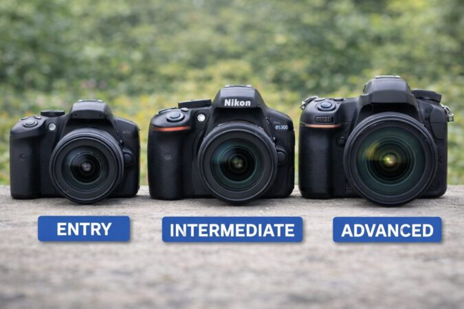 Nikon D5300が中級入門機として十分な立ち位置にあることを比較イメージで示す写真