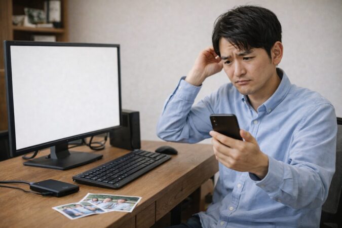 OneDrive削除後に写真や書類の保存場所が分からず困っている日本人ユーザー