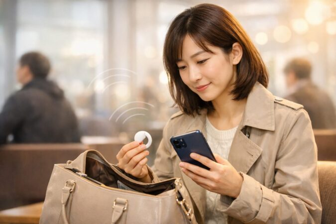 AirTagは常時リアルタイム更新ではないと理解するためのイメージ