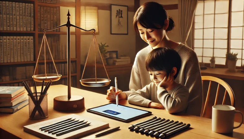 代用品と高品質ペンを並べて、学習の安定性とストレス低減を基準に純正購入を検討する判断シーン