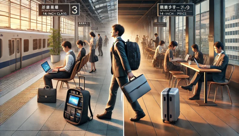 通勤や外出でノートPCの重さを負担に感じる日本人ビジネスパーソン