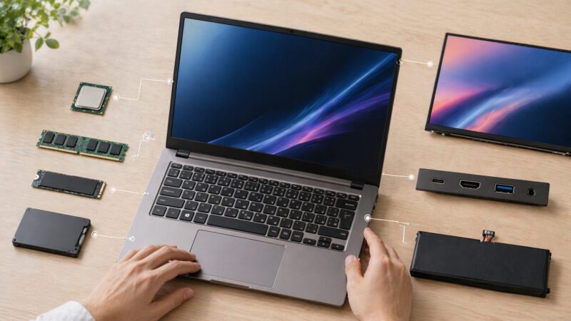 ノートPCのCPUやメモリやSSDなどスペックの重要ポイント