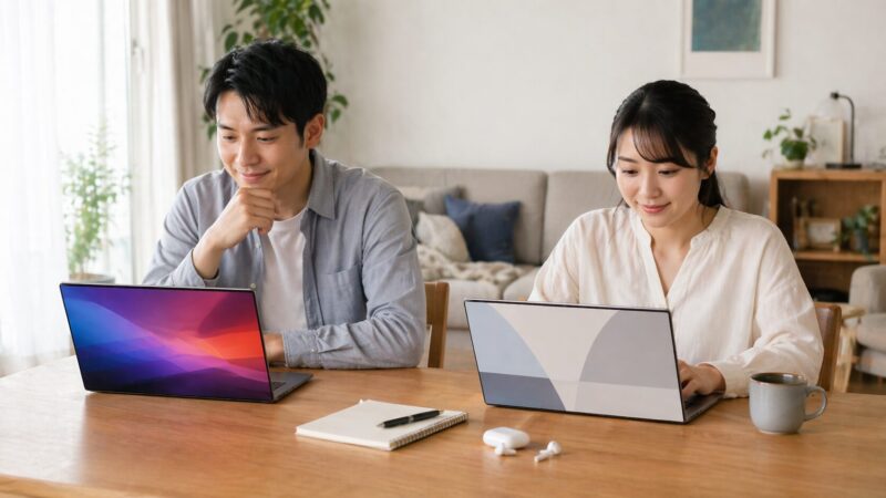 ASUS Vivobookの評判をイメージしやすい日常利用シーン