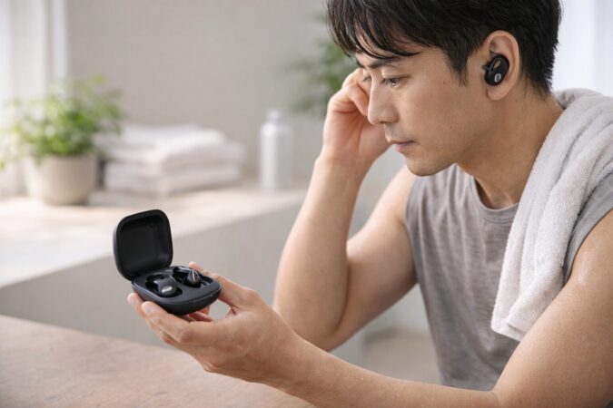 装着感や収納性を実使用で確認する日本人ユーザーのレビュー風シーン