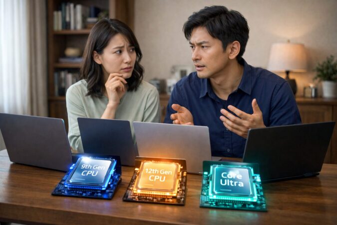 Core Ultraがやめとけと言われる理由を比較検討する場面
