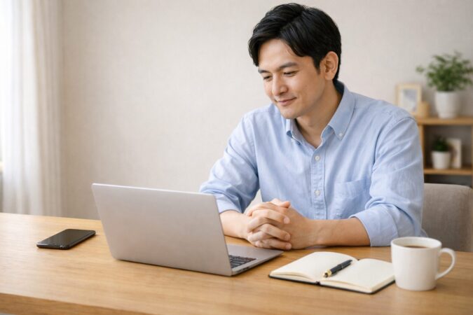 日常性能と軽さのバランスが良いノートPCの結論を示すレビューイメージ