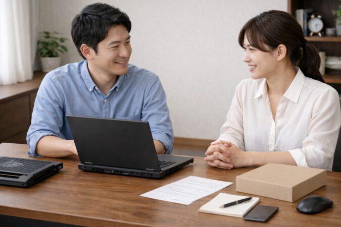 ノートパソコン選びの不安が解消され安心する日本人ユーザー