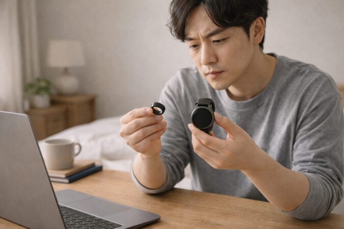 スマートリングとスマートウォッチを比較して選ぶ日本人ユーザーのイメージ