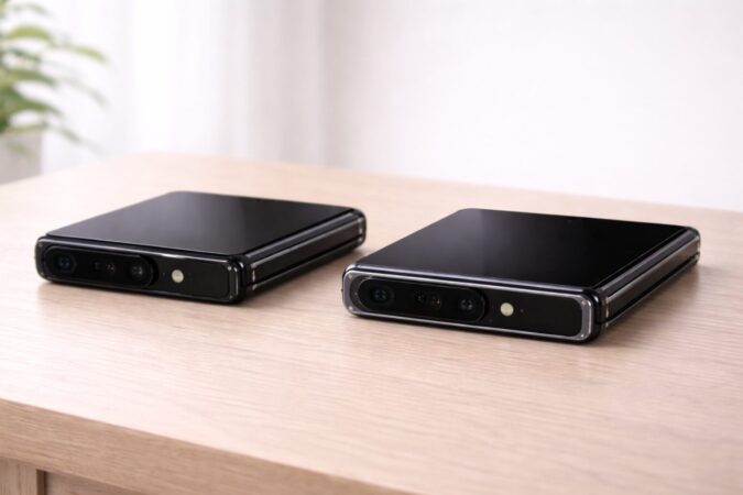 Google Pixel 10 Pro Foldと旧世代の折りたたみスマホを耐久性の視点で比較するイメージ