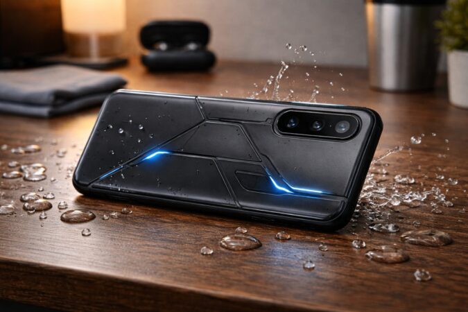 日常使いと耐久性の両立を感じさせる高性能スマホのイメージ